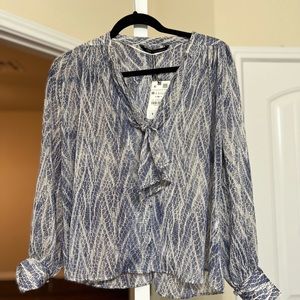 ZARA NEW WITH TAGS. Animal print blouse